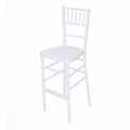 Atlas Commercial Products Chiavari Bar Stool, White CBS4WH